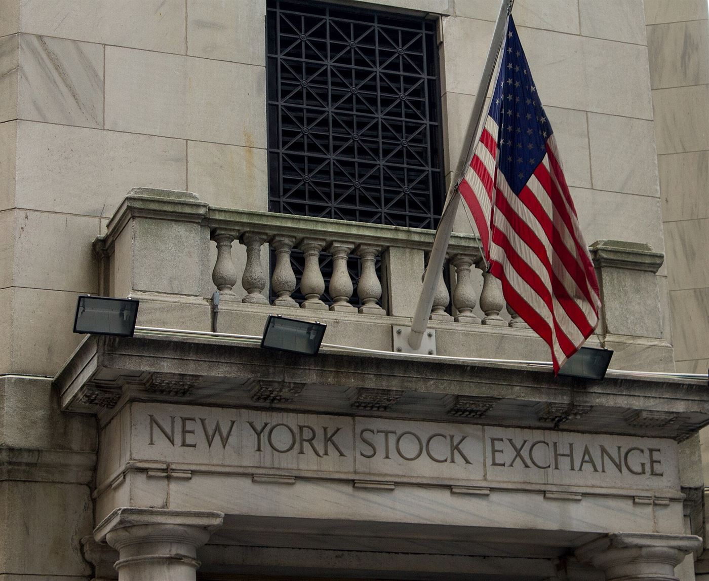 The facade of the New York Stock Exchange